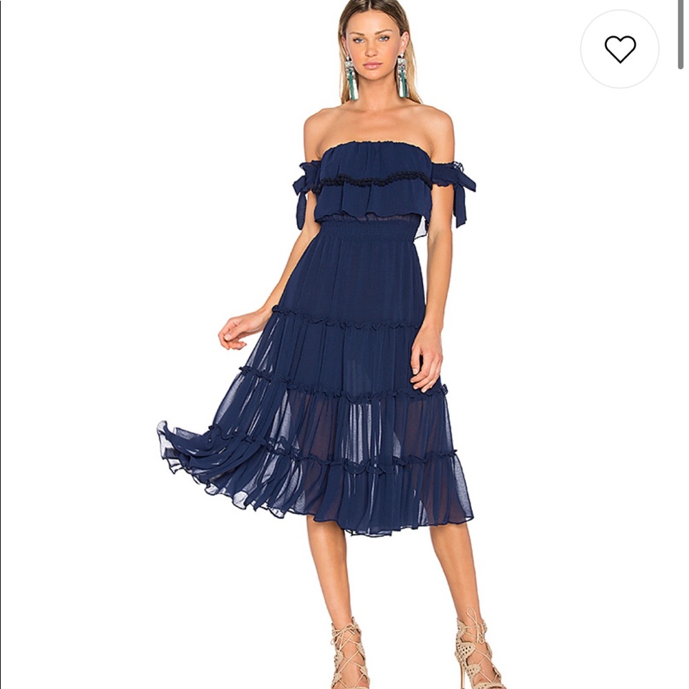 Micaela Dress in Navy - MISA Los Angeles